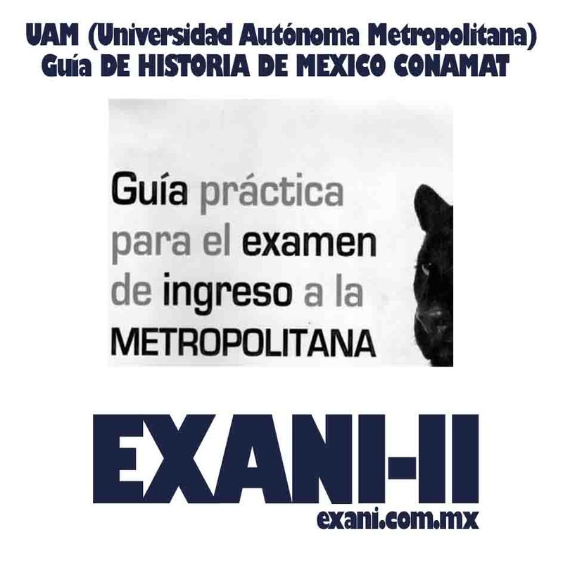 Gu A De Historia De M Xico Uam Universidad Aut Noma Metropolitana Conamat