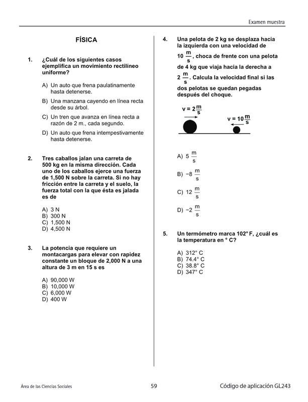 Examen de Simulación Guía UNAM Área 3 - Ciencias Sociales