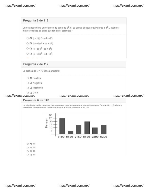 Guía de Examen de Admisión EXANI II - Examen 2 - Página 3