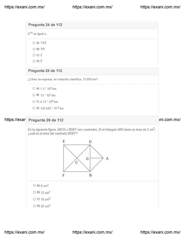 Guía de Examen de Admisión EXANI II - Examen 2 - Página 9