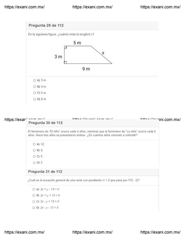 Guía | Examen de Admisión EXANI II - Examen 3: Página 10