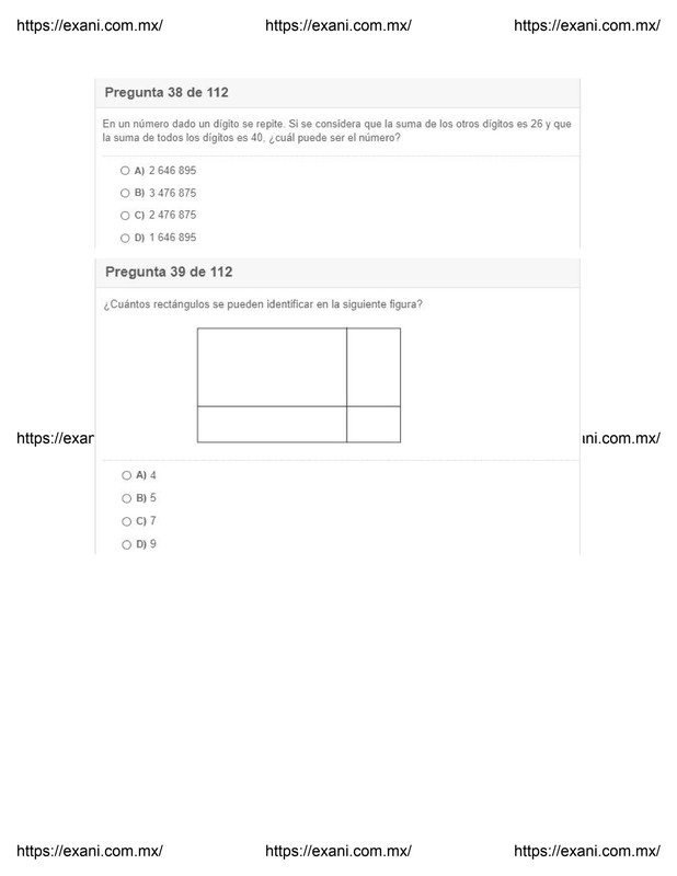 Guía | Examen de Admisión EXANI II - Examen 3: Página 13