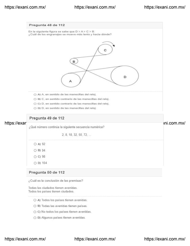 Guía | Examen de Admisión EXANI II - Examen 3: Página 16