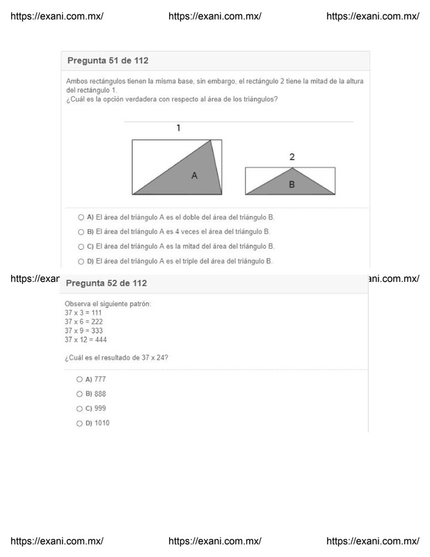 Guía | Examen de Admisión EXANI II - Examen 3: Página 18