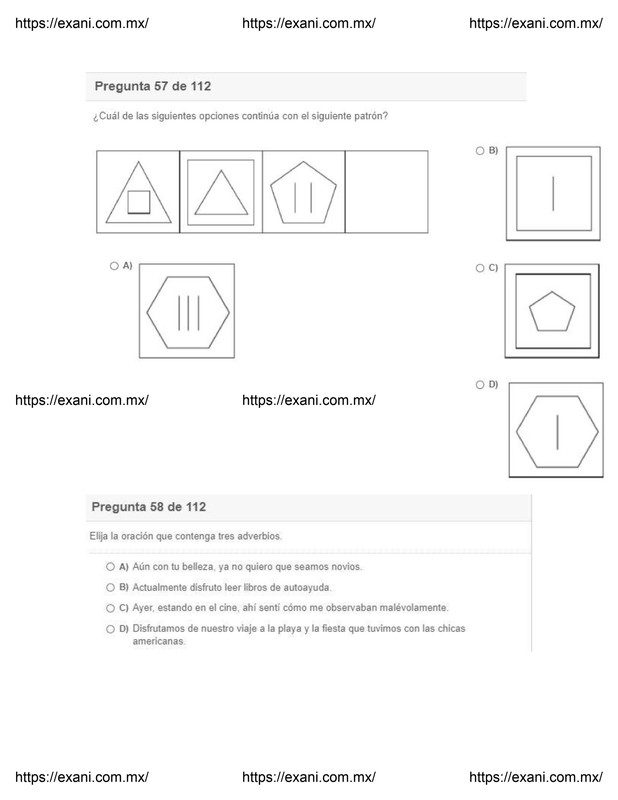 Guía | Examen de Admisión EXANI II - Examen 3: Página 22