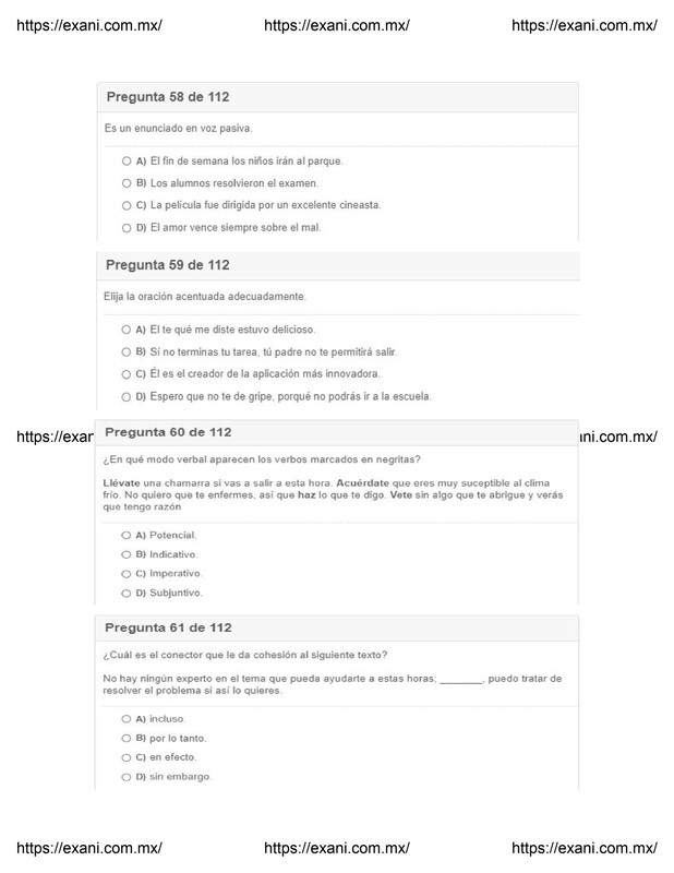 Guía de Examen de Admisión EXANI II - Examen 2 - Página 23