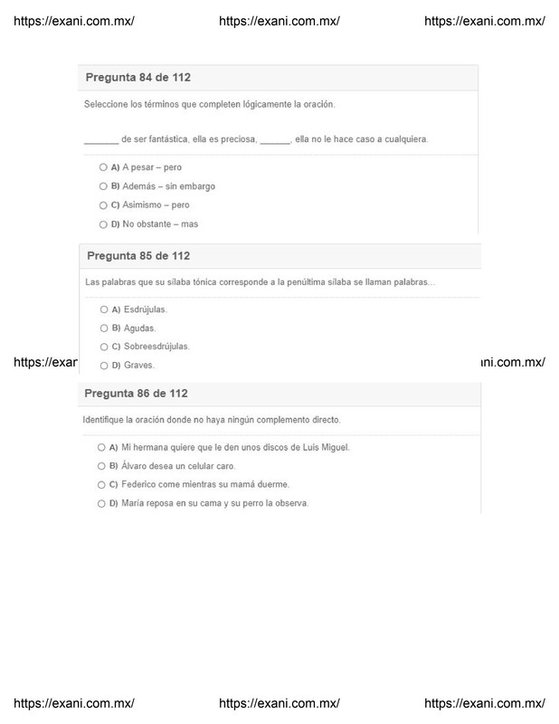 Guía | Examen de Admisión EXANI II - Examen 3: Página 31