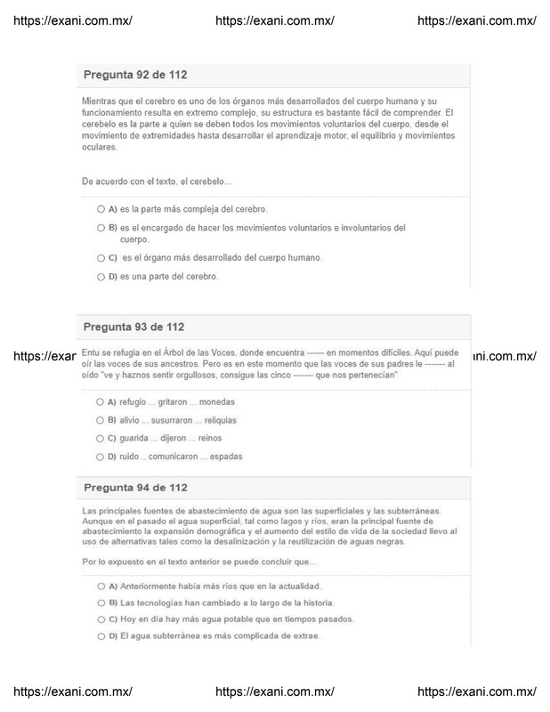 Guía | Examen de Admisión EXANI II - Examen 3: Página 34