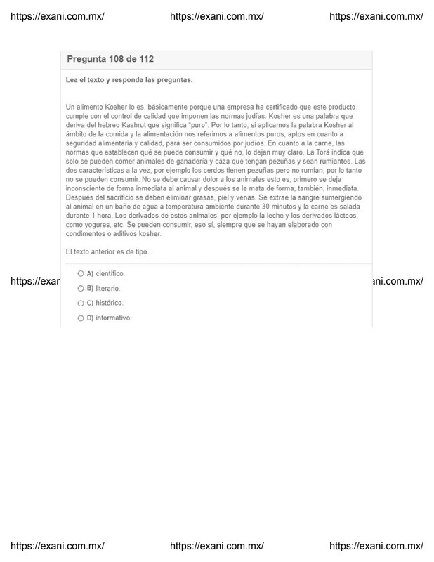 Guía | Examen de Admisión EXANI II - Examen 3: Página 40