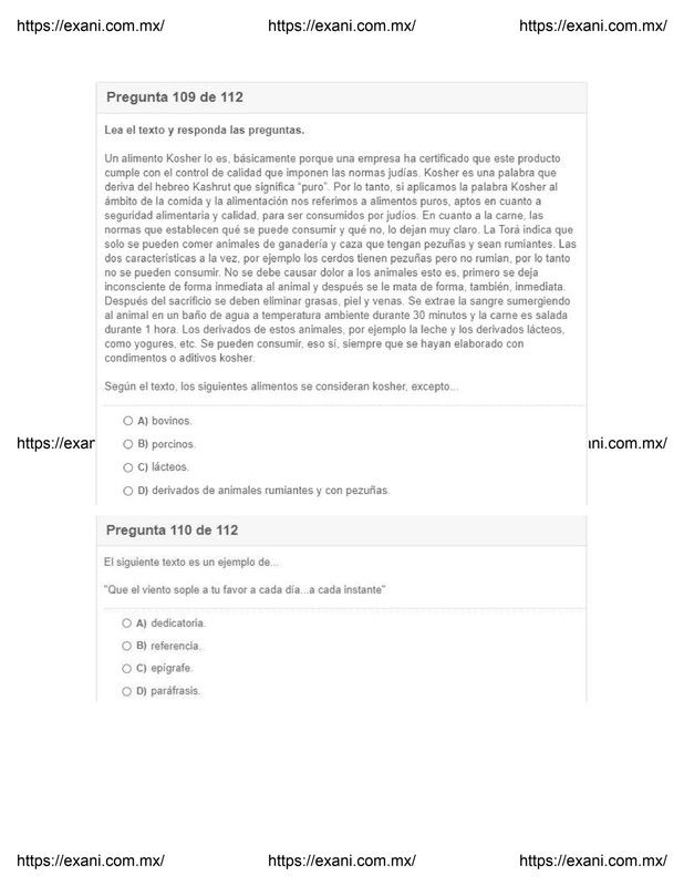 Guía | Examen de Admisión EXANI II - Examen 3: Página 41