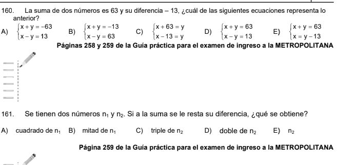 Bancos de Preguntas de Razonamiento Matemático UAM