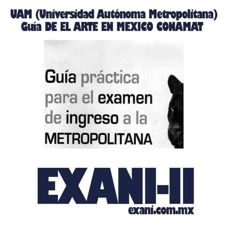 GUÍA DE EL ARTE EN MÉXICO UAM (Universidad Autónoma Metropolitana) CONAMAT