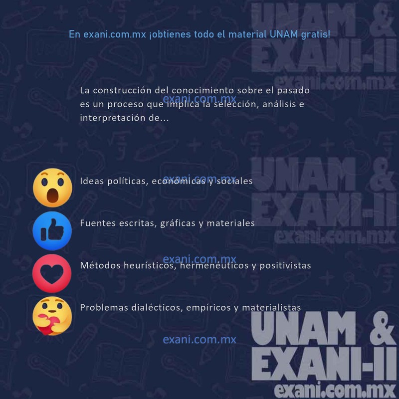 Banco de Preguntas Examen UNAM 2024: Reactivo Real | Página 56